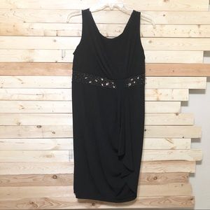 A PEA In the Pod Women’s Black Sleeveless stretch Maternity Dress Size M NWT